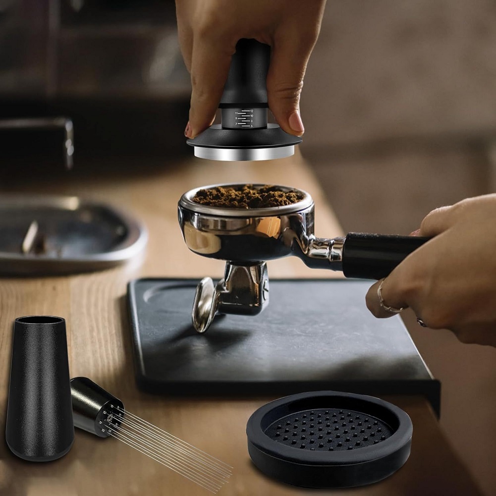 Espresso Tamper Set - Set Tamper Espresso 51mm Termasuk Tamper