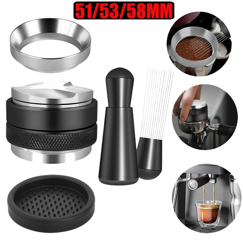 Espresso Tamper Set - 5 Buah Kit Aksesori Espresso Distributor