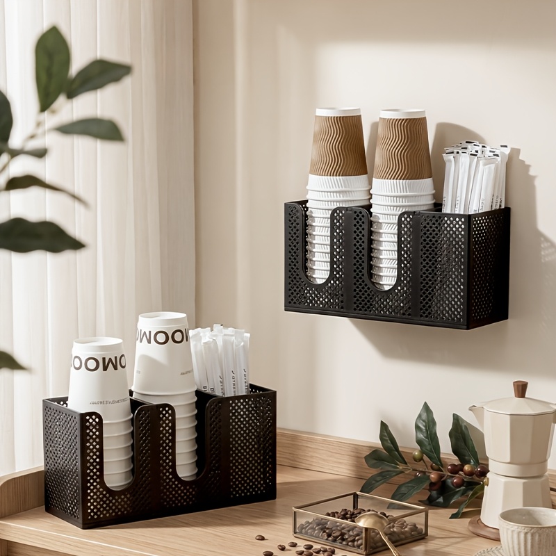 Coffee Equipment Rack - Rak Penyimpanan Jaring untuk Bar Kopi