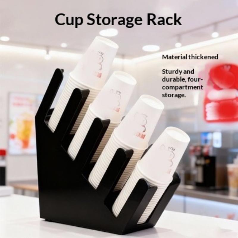 Coffee Equipment Rack - Rak Penyimpanan Gelas Kertas Plastik Baru
