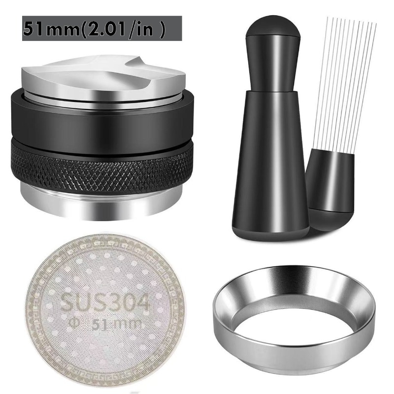 Espresso Tamper Set - 51/53/58mm 5pcs Set Espresso - Leveler