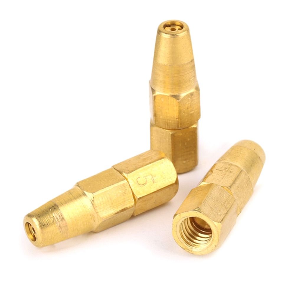 Steam Wand Tip - 5 Buah Nozel Obor Tembaga Murni