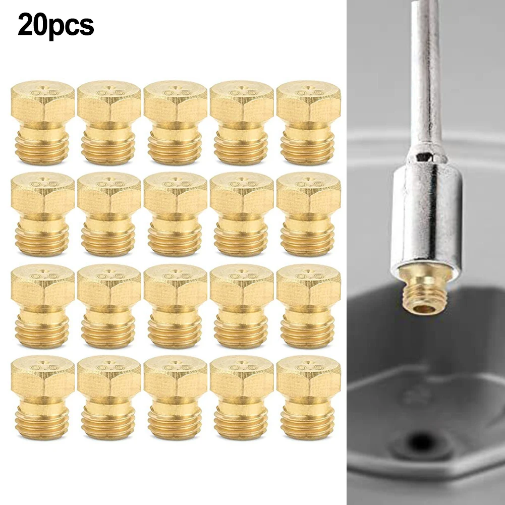 Steam Wand Tip - 5/20PCS nozel Gas propana 0.5mm Orifice