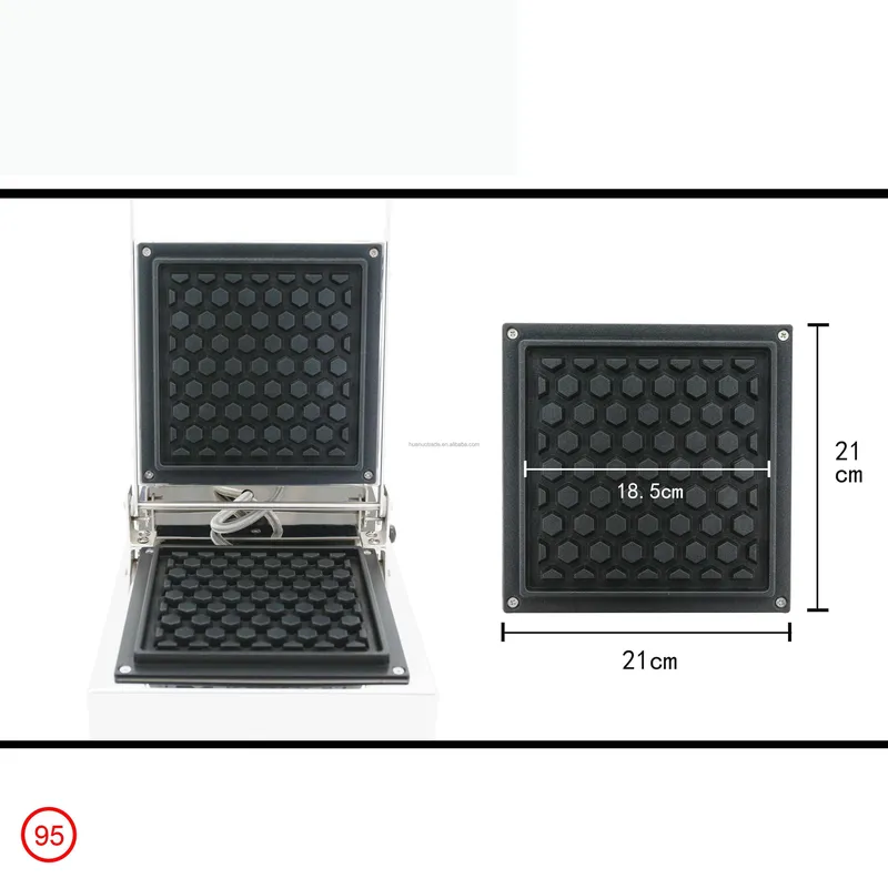Coffee Equipment Tray - Pembuat Wafel Komersial dengan Loyang Anti