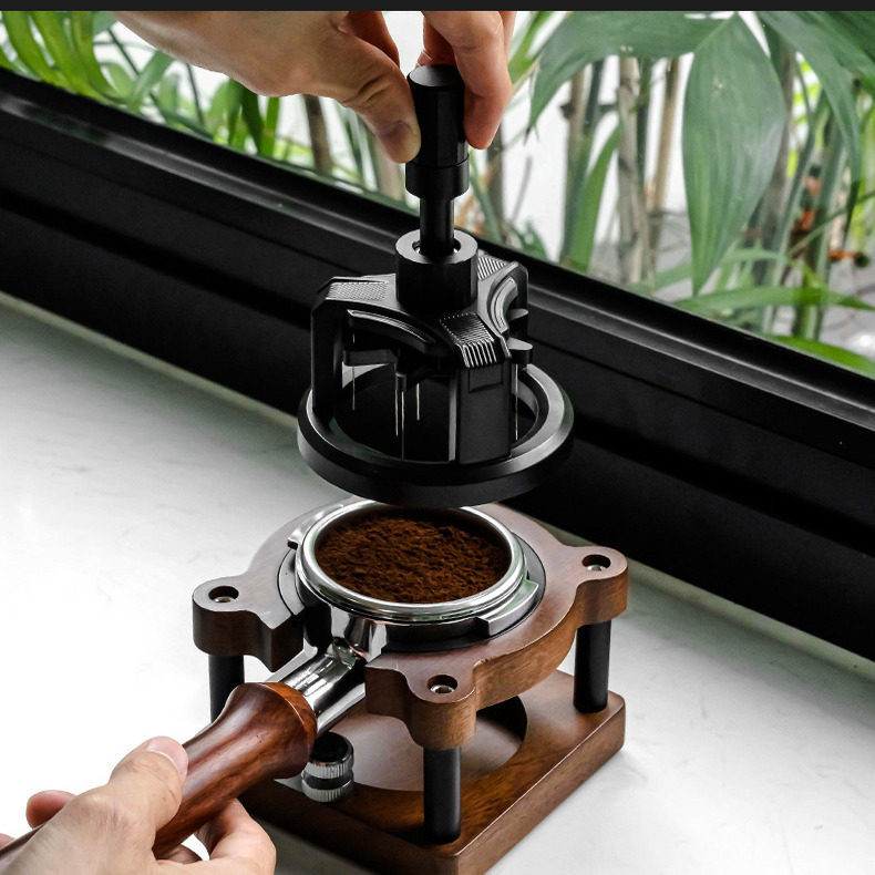 Espresso Tamper Set - Alat Distributor Bubuk Kopi WDT 51/53/58mm