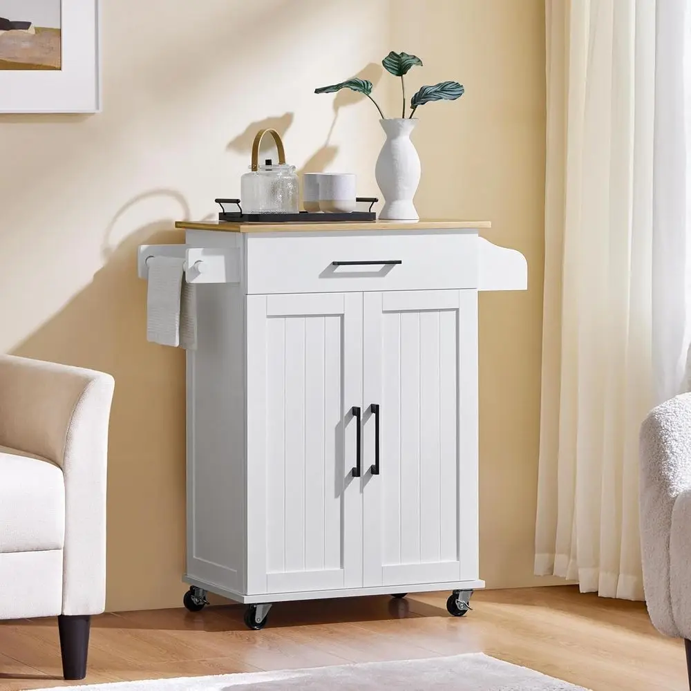 Troli Dapur Putih dengan Rak P - Coffee Equipment Rack ulasan dan harga