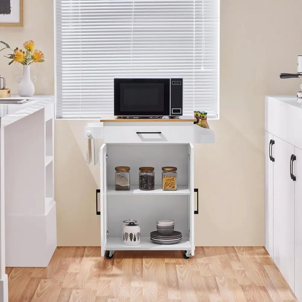 Troli Dapur Putih dengan Rak P - Coffee Equipment Rack ulasan dan harga