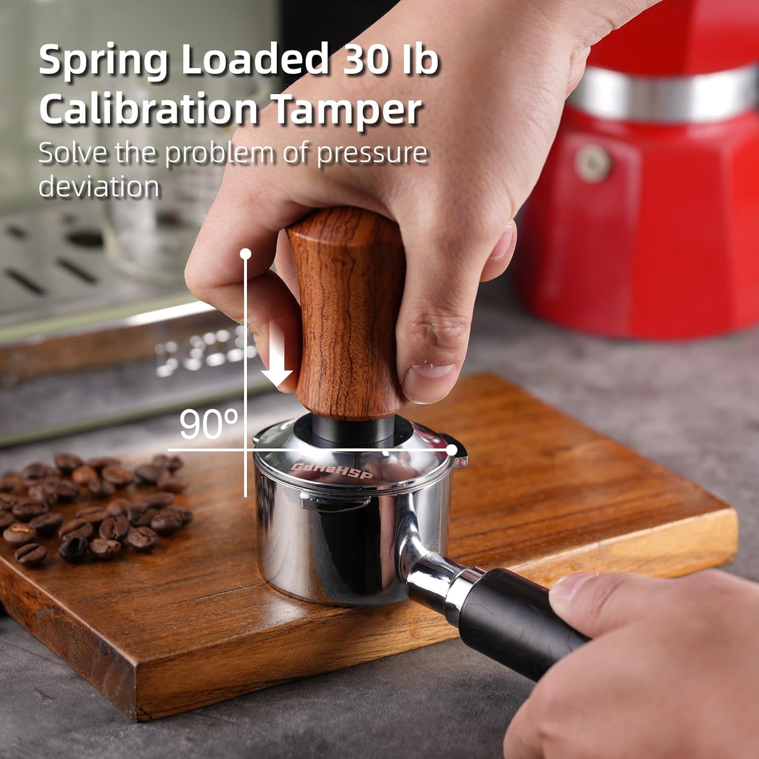 Perlengkapan Espresso: Tamper  - Espresso Tamper Set ulasan dan harga