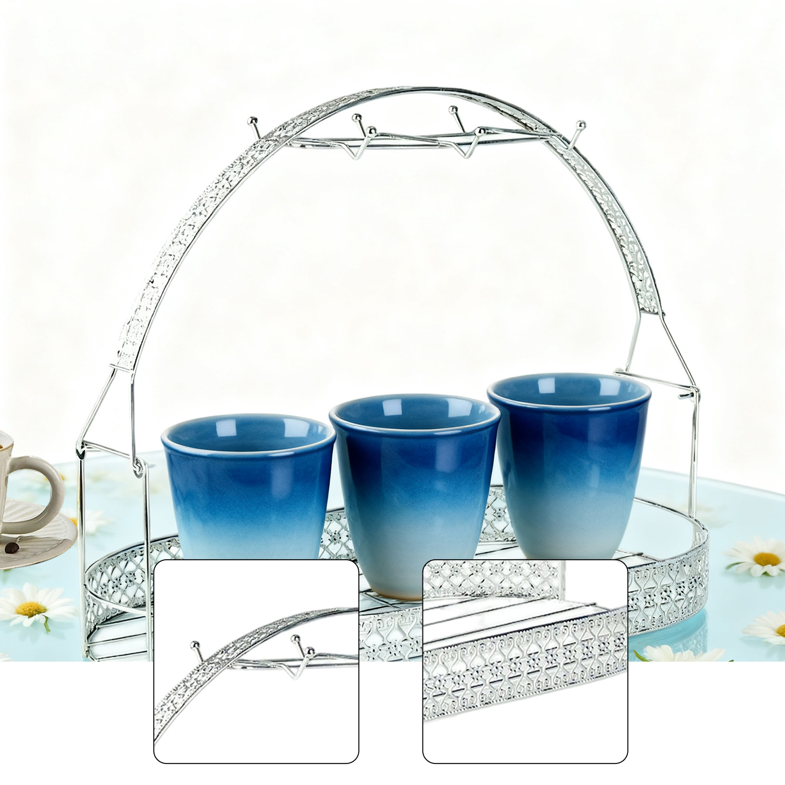 Rak Cangkir Kreatif, Tempat Ca - Coffee Equipment Rack ulasan dan harga