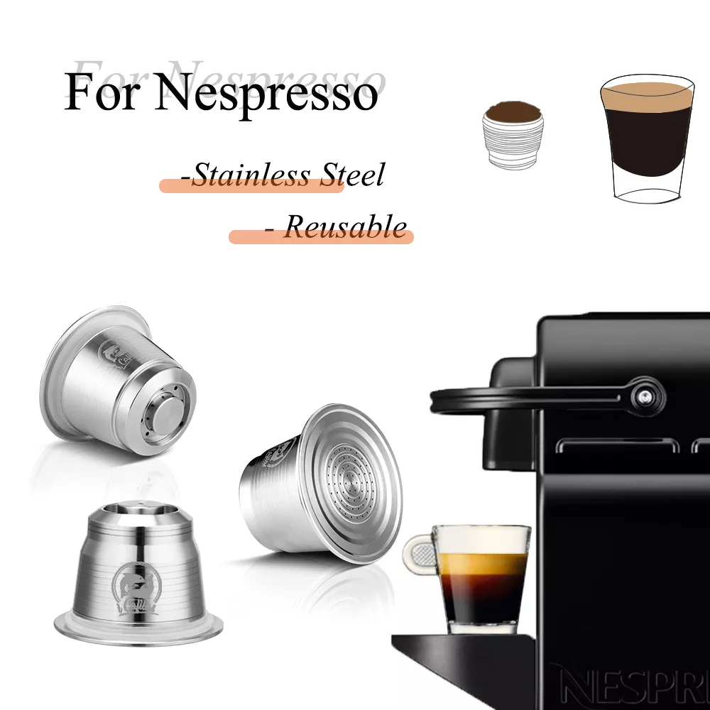 Stainless Steel Reusable Kapsu - Coffee Equipment Rack ulasan dan harga