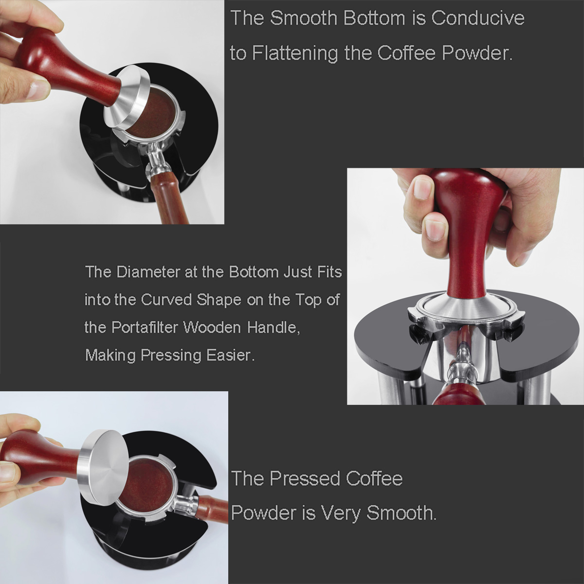 Tamper Espresso 51mm 53mm 58mm - Espresso Tamper Set ulasan dan harga