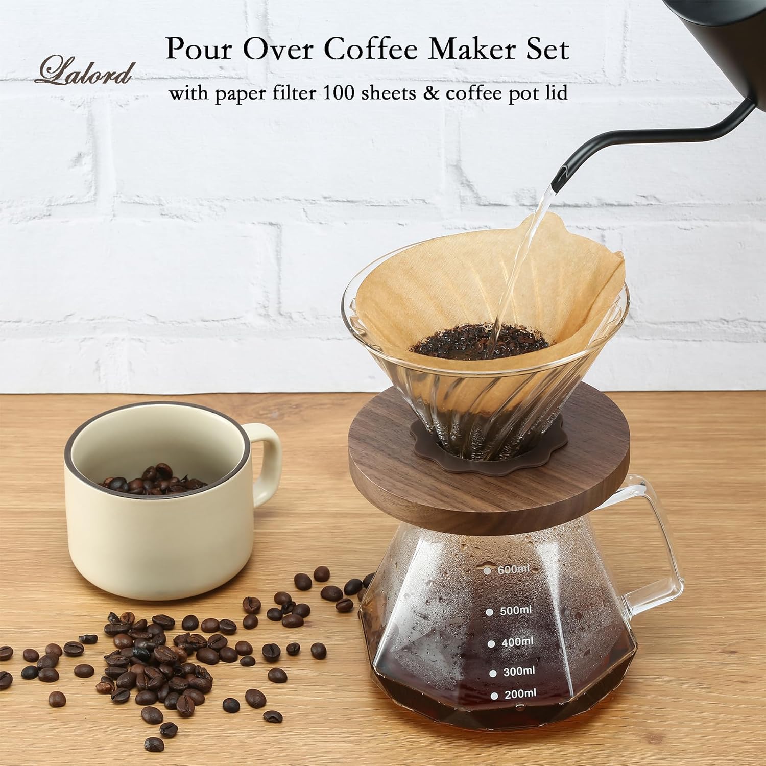 Pot Kopi Kaca Magpie Untuk Set - Coffee Equipment Filter ulasan dan harga