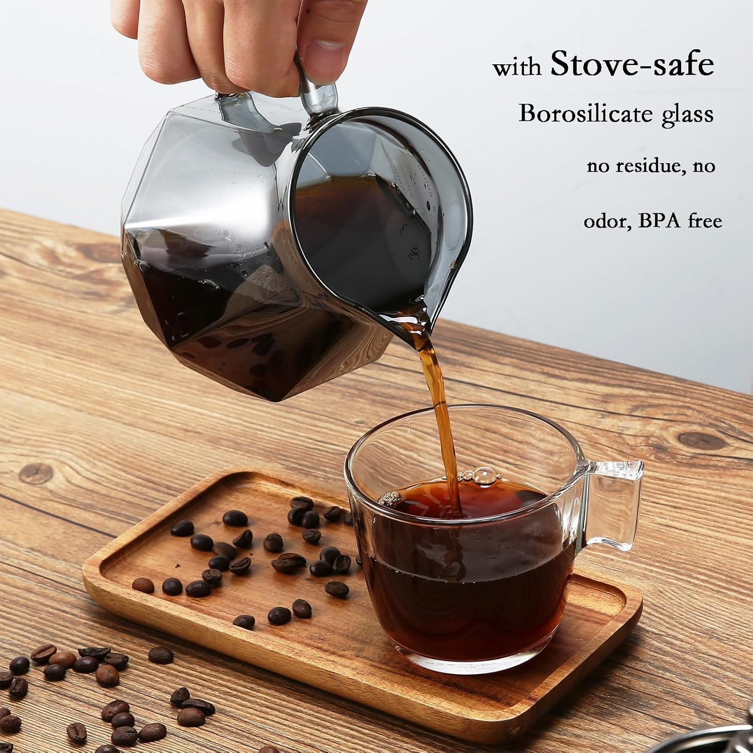 Pot Kopi Kaca Magpie Untuk Set - Coffee Equipment Filter ulasan dan harga