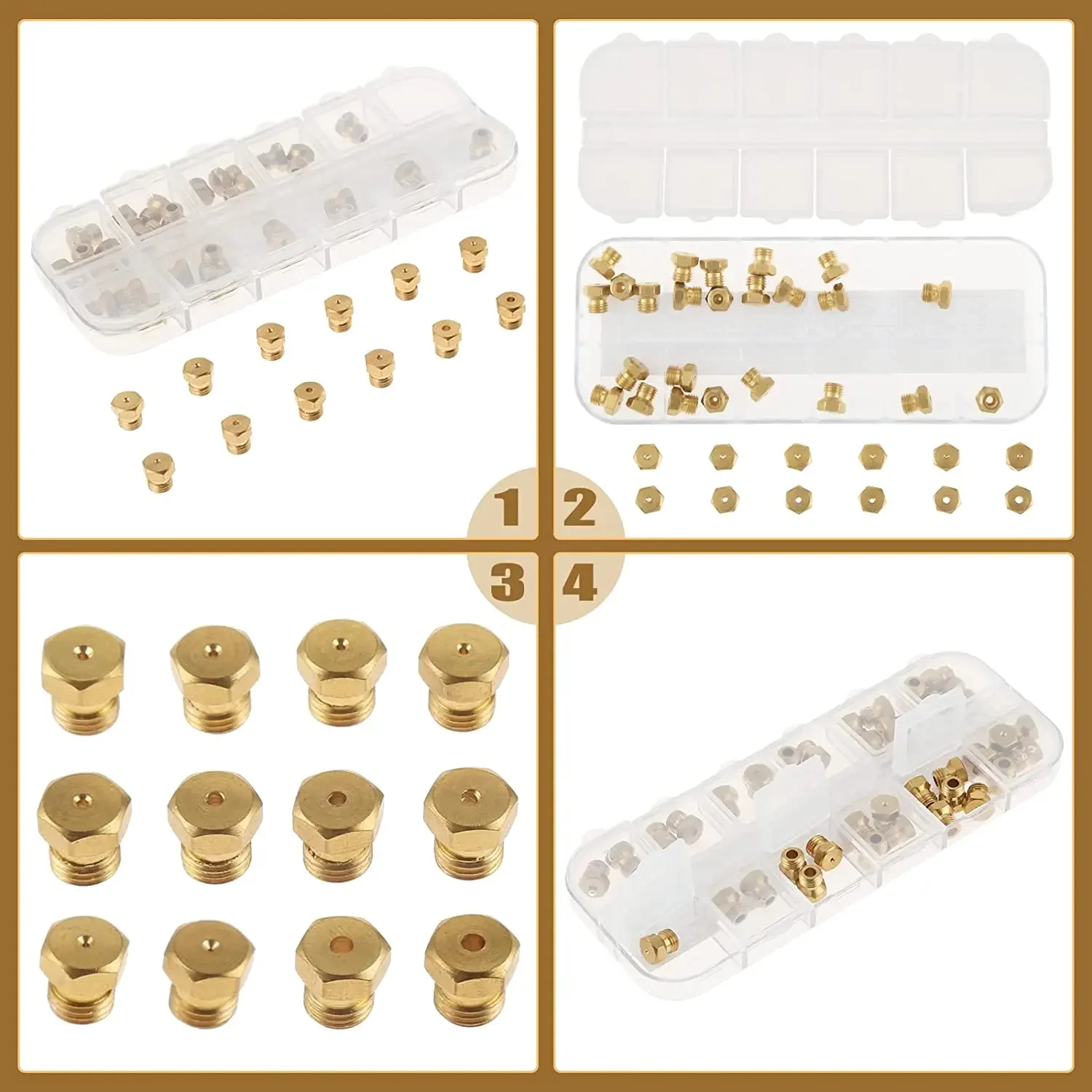 36 Buah/1 Kotak Kuningan Padat - Steam Wand Tip ulasan dan harga
